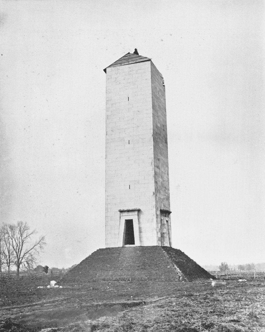 Chalmette-monumentet, slagfältet i New Orleans, Louisiana, USA, c1900. av Unbekannt
