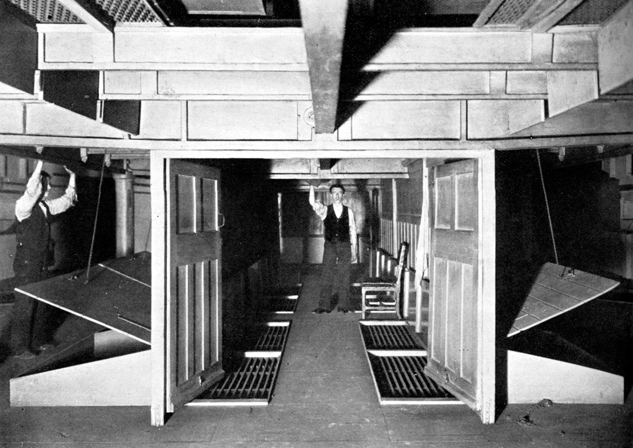 Kammare för tillförsel av frisk luft under House of Commons, Westminster, London, c1905 av Unbekannt