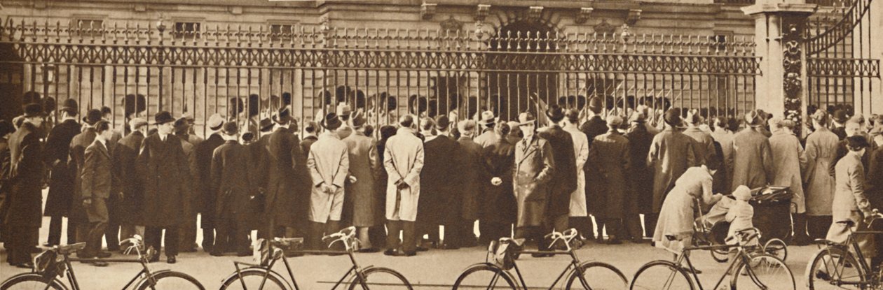 Vaktväxling, Buckingham Palace, 4 december 1936 1937 av Unbekannt