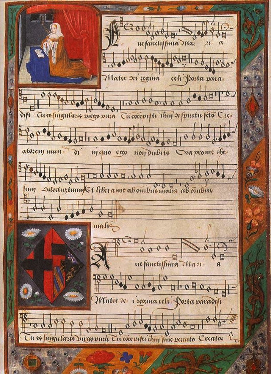 Chansonnier of Margaret of Austria från Album de Marguerite dAutriche, mellan 1516 och 1523 av Unbekannt