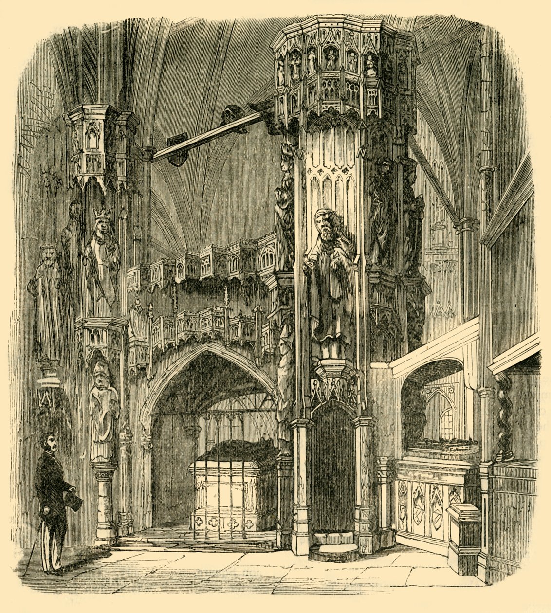 Chantry of Henry V, 1881. av Unbekannt