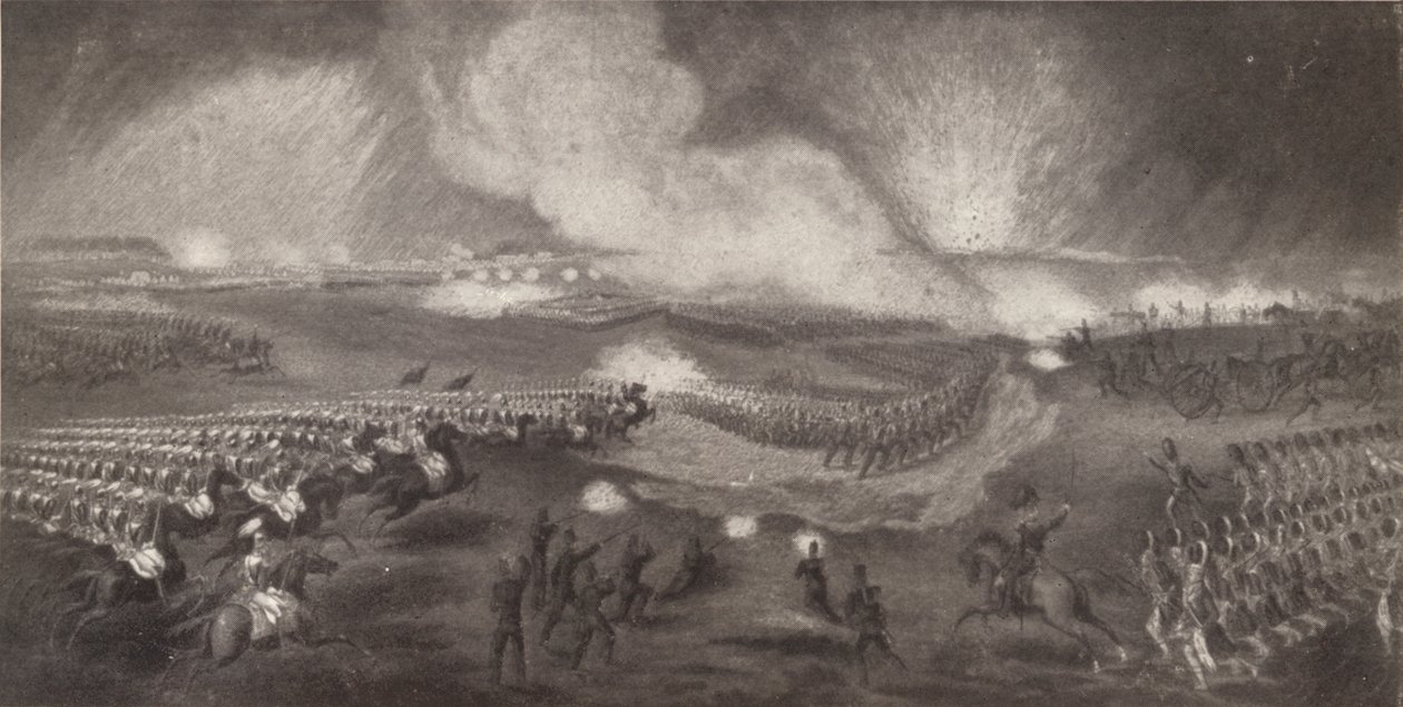 Anklagelse mot de brittiska trupperna på vägen till Windlesham, 24 april 1854, 1854 1909 av Unbekannt