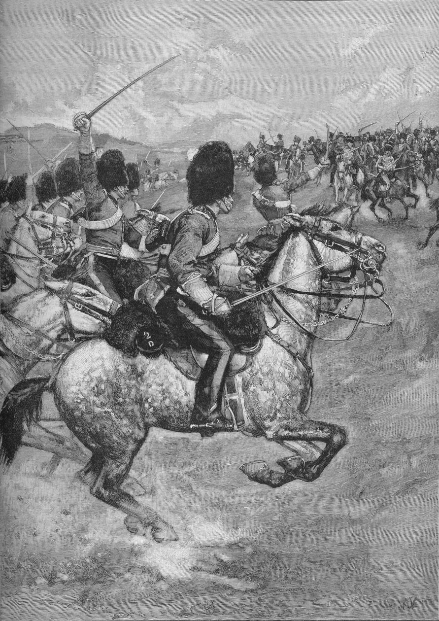 Ansvar för den tunga brigaden vid slaget vid Balaclava, 1854 1906. av Unbekannt
