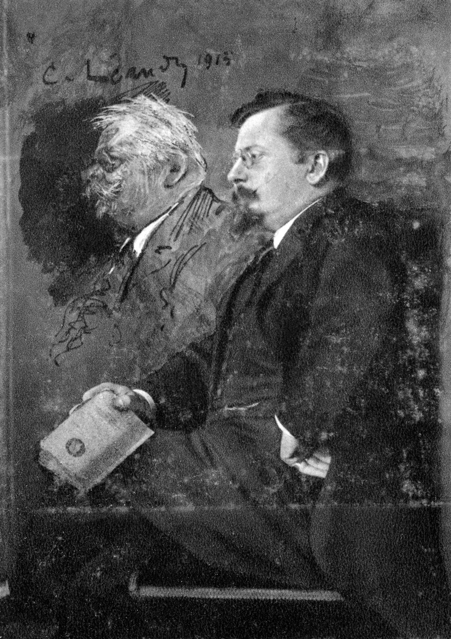 Charles-Lucien Leandre, fransk målare, illustratör och skulptör, 1915 av Unbekannt