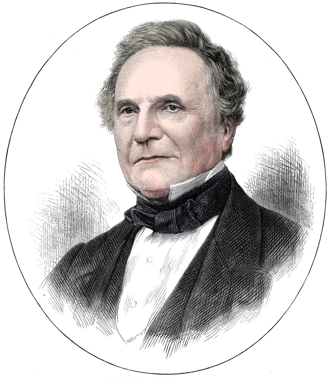 Charles Babbage 1791-1871 engelsk matematiker och pionjär inom databehandling, 1871 av Unbekannt
