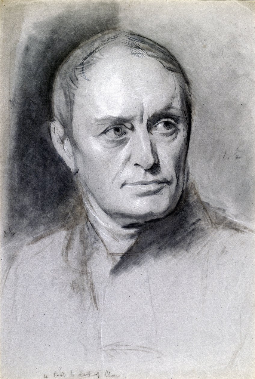 Charles Babbage, matematiker och datapionjär, ca 1840 av Unbekannt