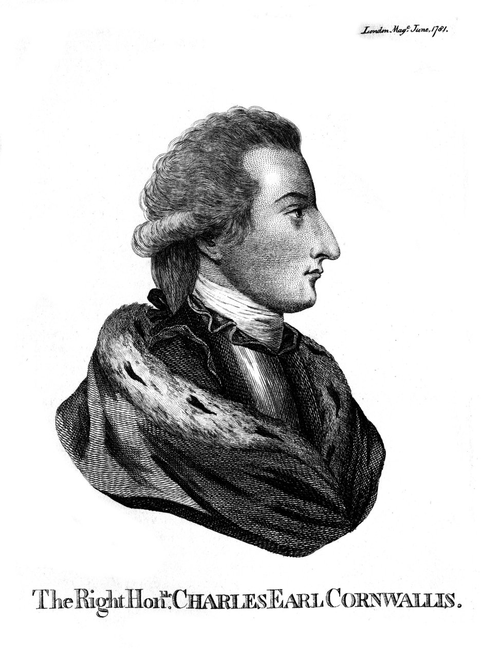 Charles Cornwallis 1738-1805, första markis Cornwallis, 1781 av Unbekannt