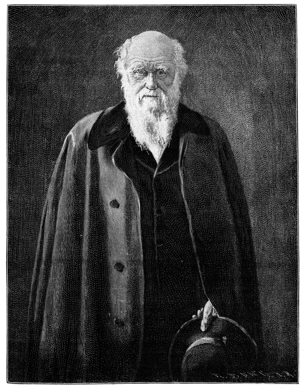 Charles Darwin, berömd naturforskare och tänkare, 1900 av Unbekannt