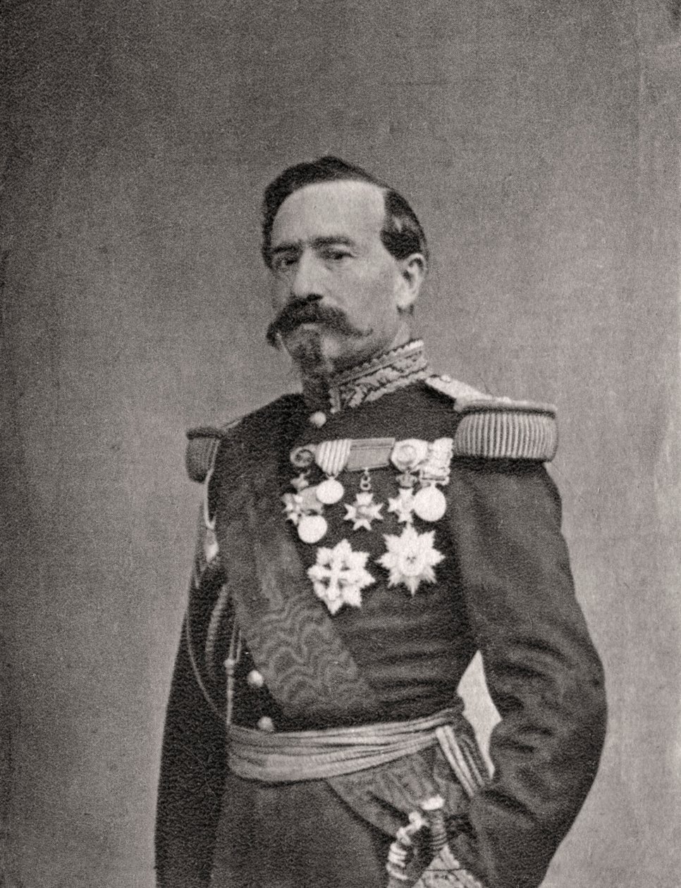 Charles Denis Bourbaki, fransk soldat och general, 1868 av Unbekannt
