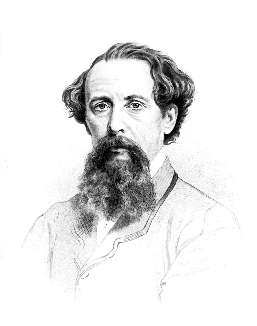 Charles Dickens, engelsk författare från 1800-talet, 1910 av Unbekannt