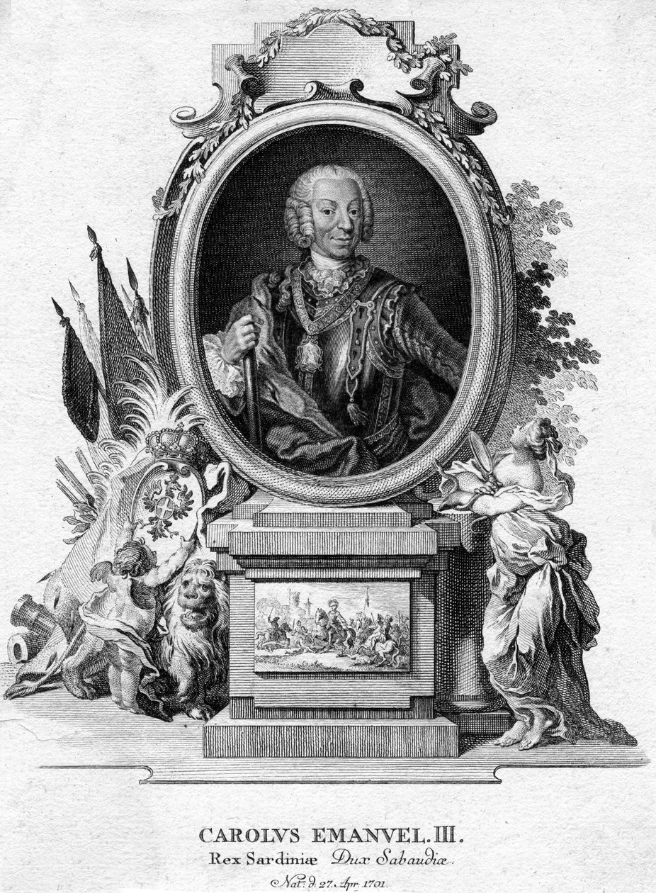 Charles Emmanuel III av Sardinien, hertig av Savojen och kung av Sardinien, 1701-1773 av Unbekannt