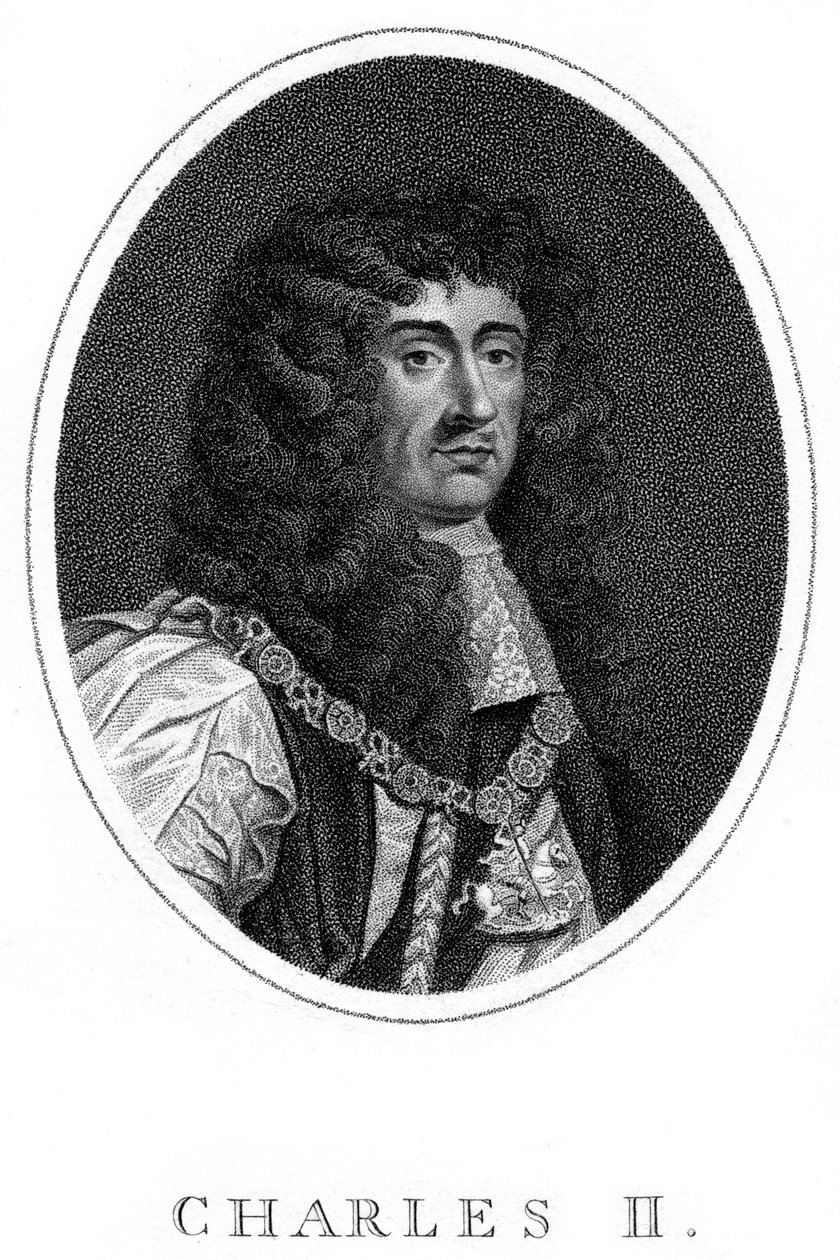 Karl II, kung av England, Skottland och Irland, 1800-talet av Unbekannt