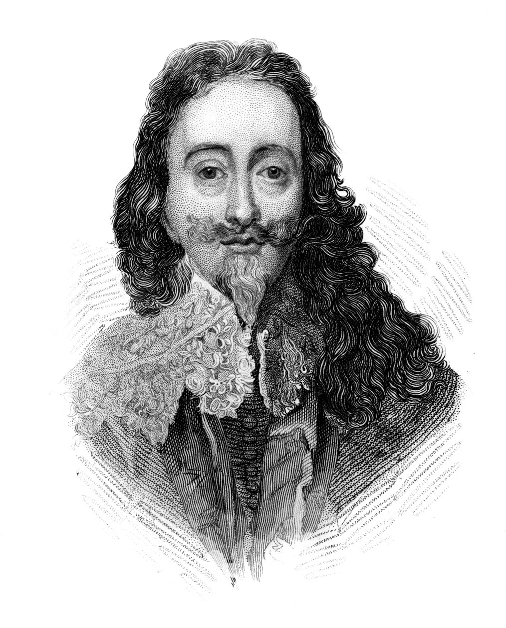Charles I, kung av Storbritannien och Irland, c1850 av Unbekannt