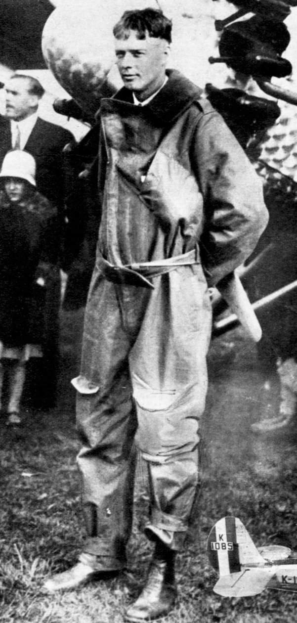 Charles Lindbergh, rekordstor flygare, 1927 av Unbekannt