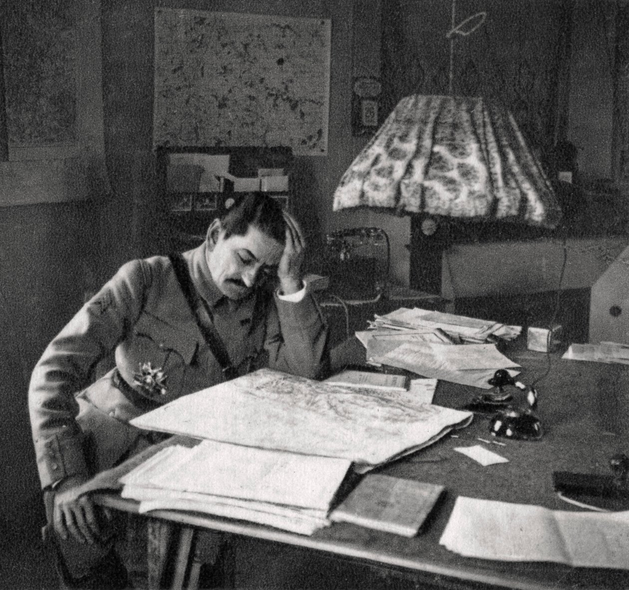 Charles Mangin, fransk soldat, 1918 av Unbekannt