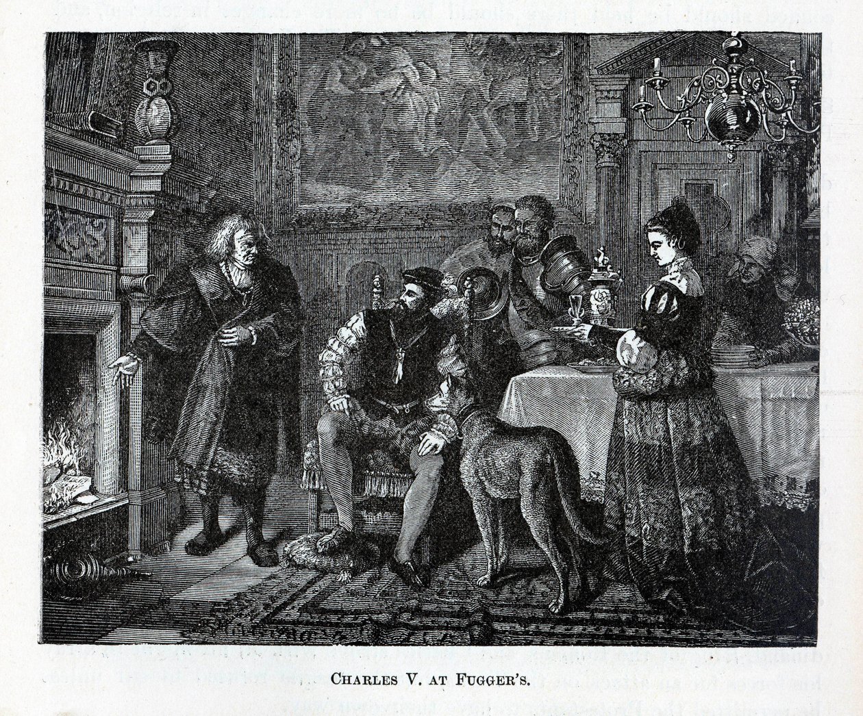 Karl V i Fuggers, 1882 av Unbekannt