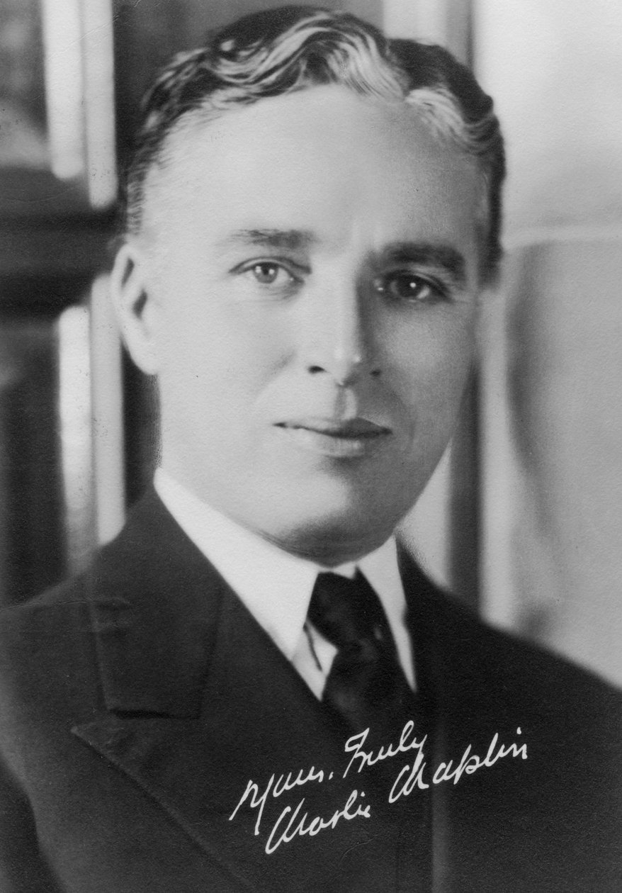 Charlie Chaplin 1889-1977, engelsk skådespelare, ca 1920-talet av Unbekannt