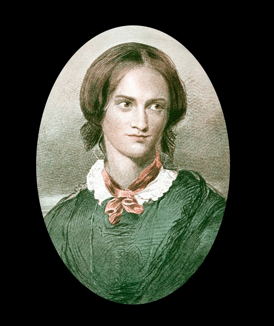 Charlotte Bronte, engelsk romanförfattare, mitten av 1800-talet av Unbekannt