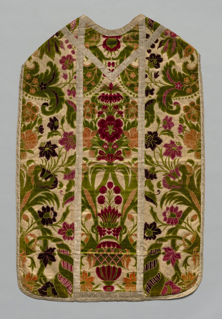 Chasuble, Stole, BurseCorporal Case och Maniple, c 1600-1700. av Unbekannt