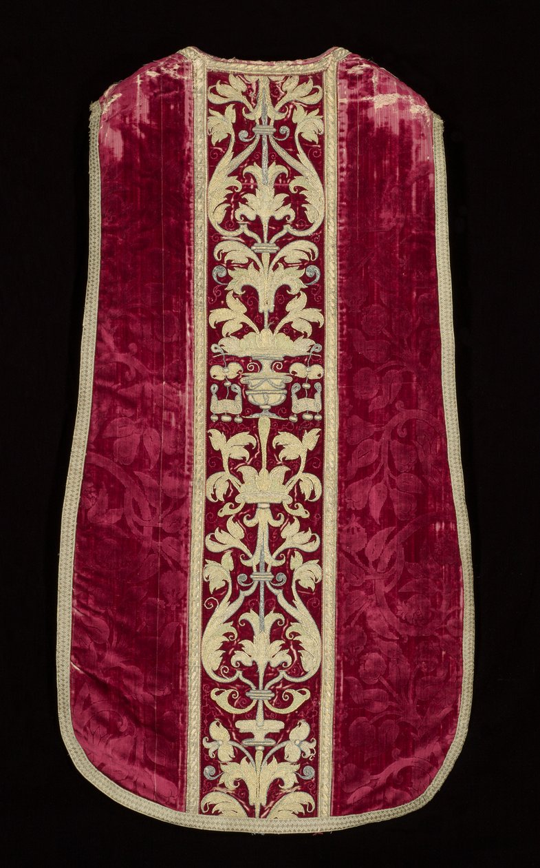 Chasuble, sent 1600-tal. av Unbekannt