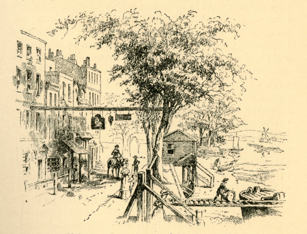 Chelsea var på den tiden en by vid floden, 1907. av Unbekannt