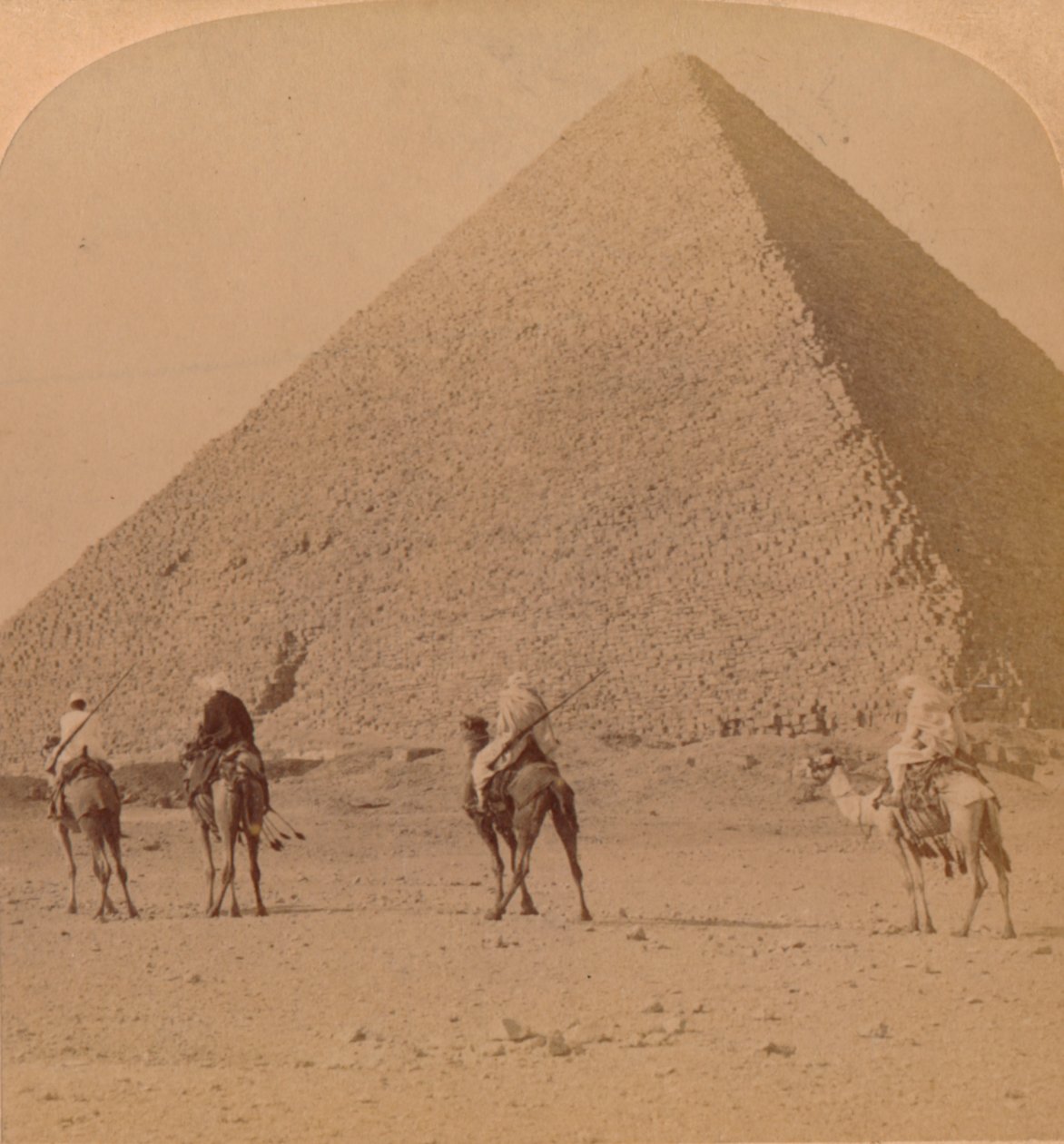 Cheops, den största av pyramiderna, Egypten, 1896 av Unbekannt
