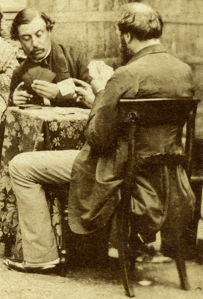 Schack och kort, c1850-talet av Unbekannt