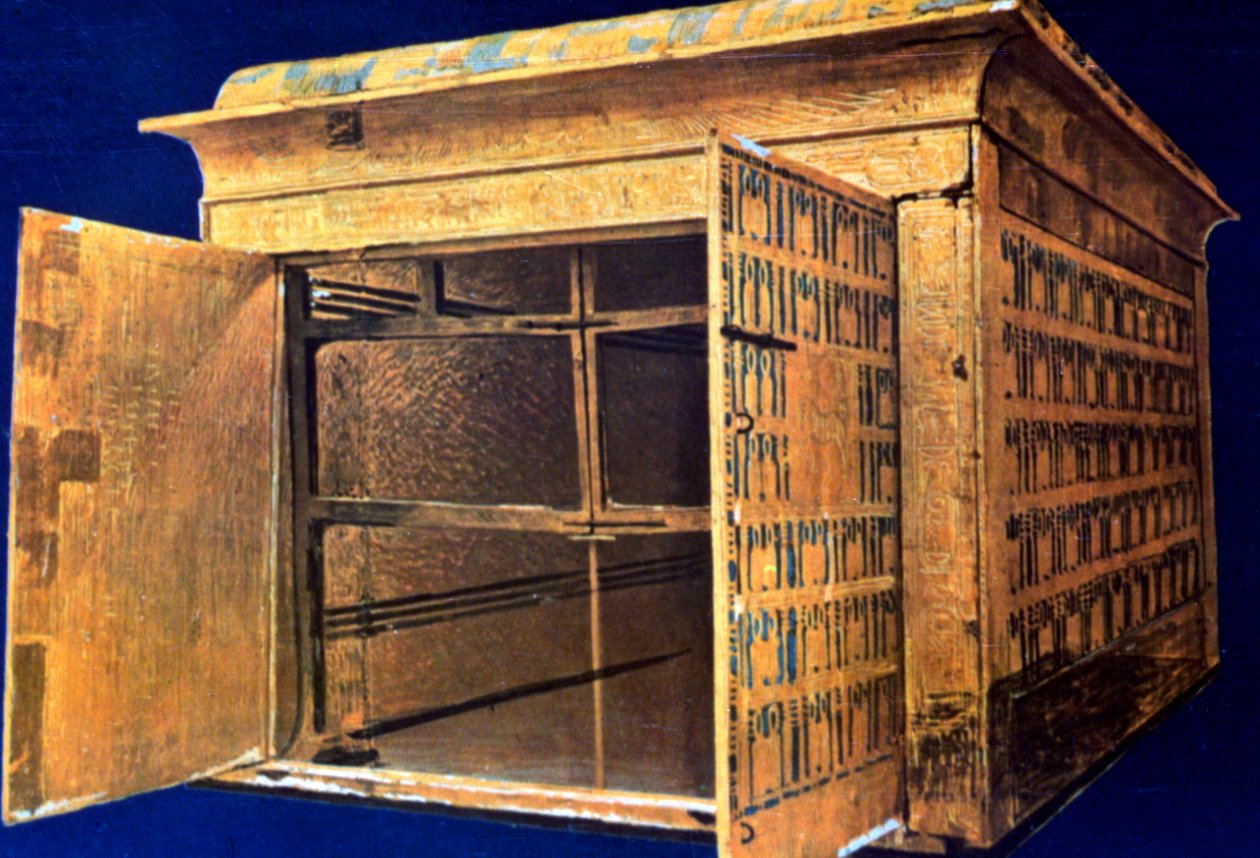 Kista från Tutankhamons grav, 1300-talet f.Kr av Unbekannt