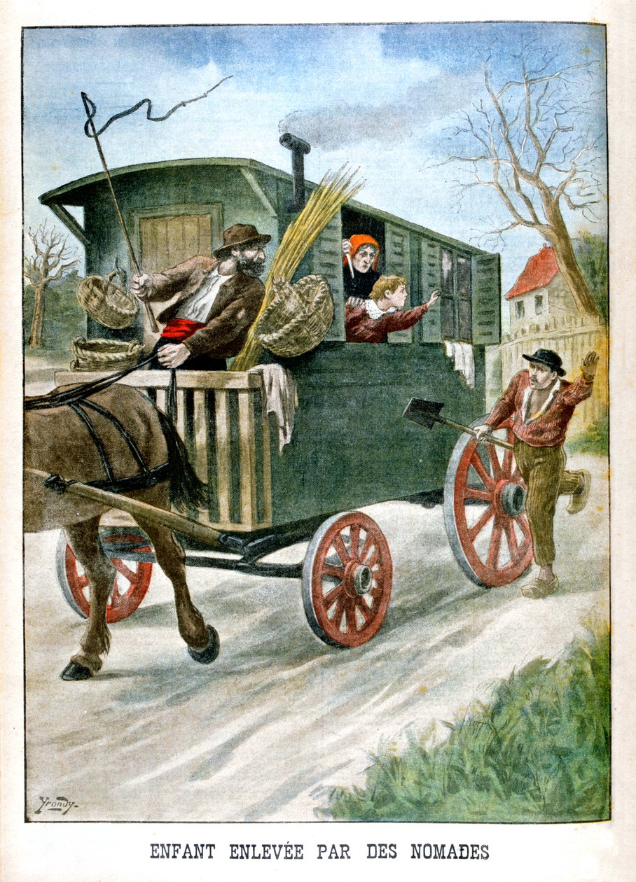 Barn kidnappat av zigenare, 1902 av Unbekannt