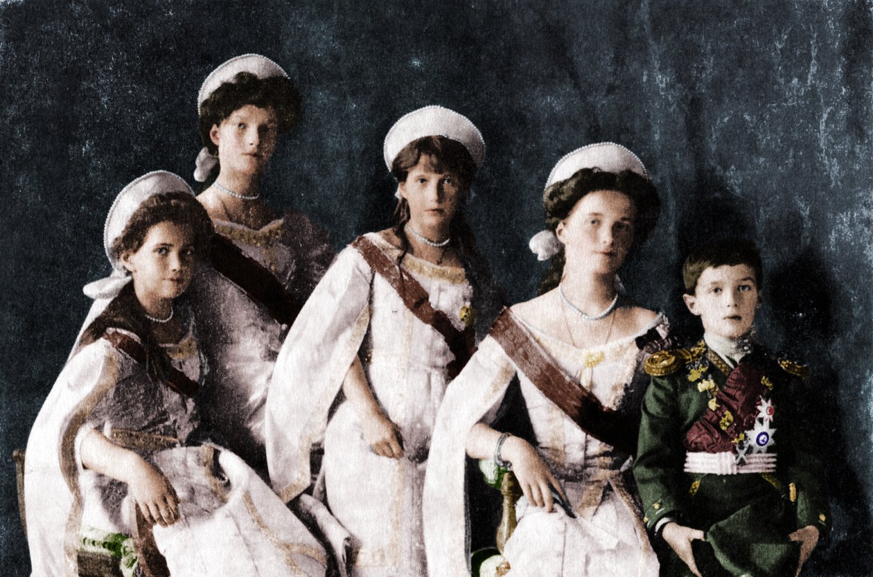 Barn till tsar Nikolaj II av Ryssland, c1910. av Unbekannt