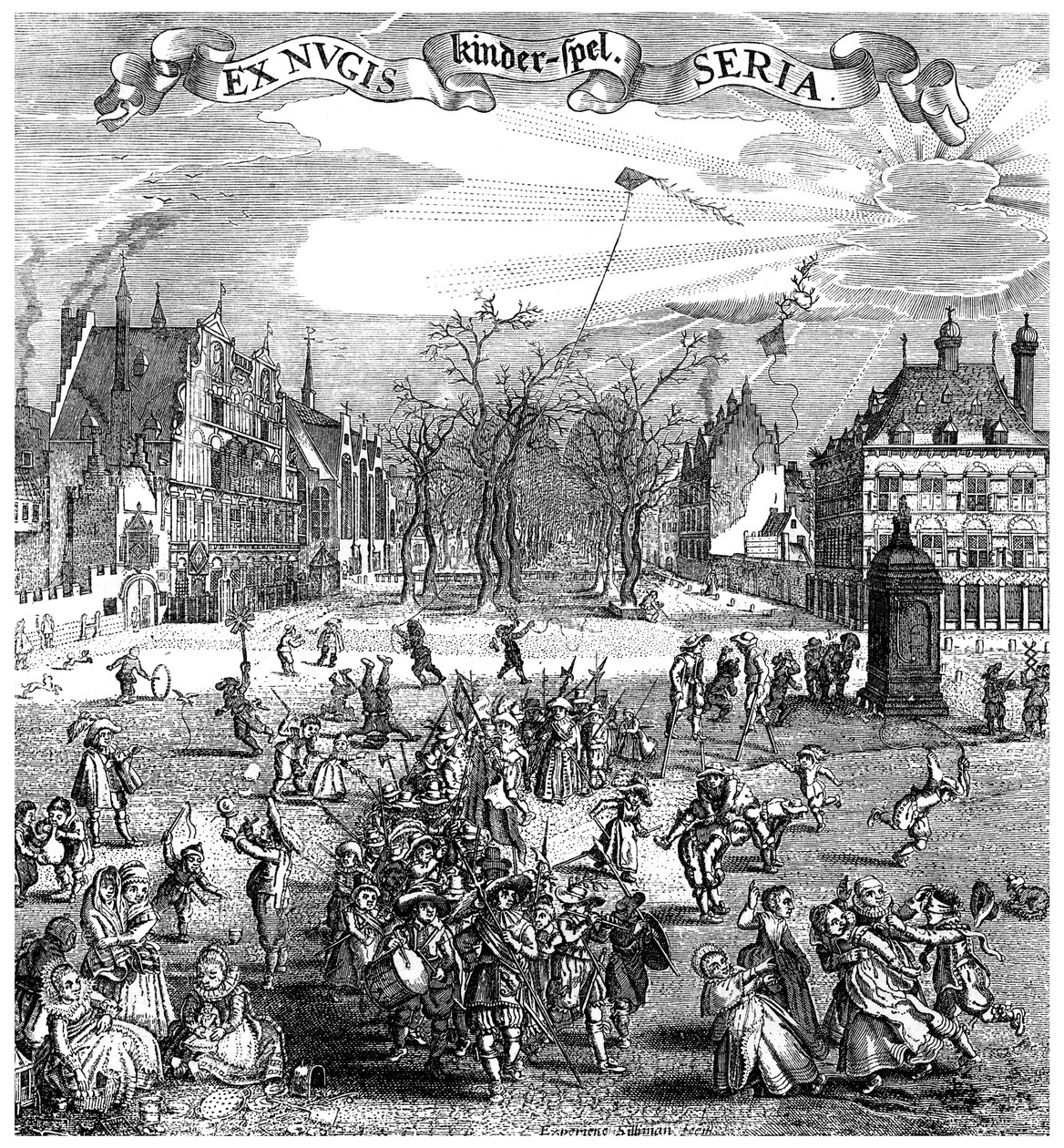 Barnspel, 1882 av Unbekannt