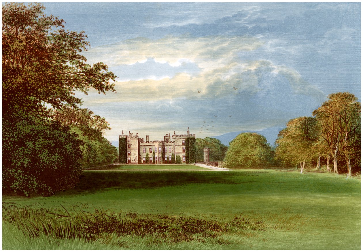 Chillingham Castle, Northumberland, hem för Earl of Tankerville, c1880 av Unbekannt