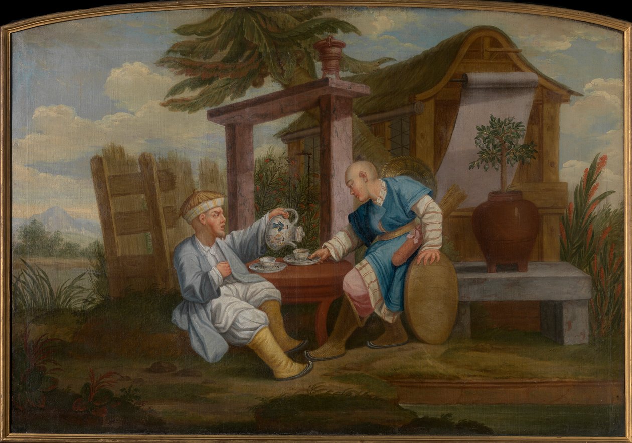 Chinoiserie, mitten av 1700-talet.. av Unbekannt