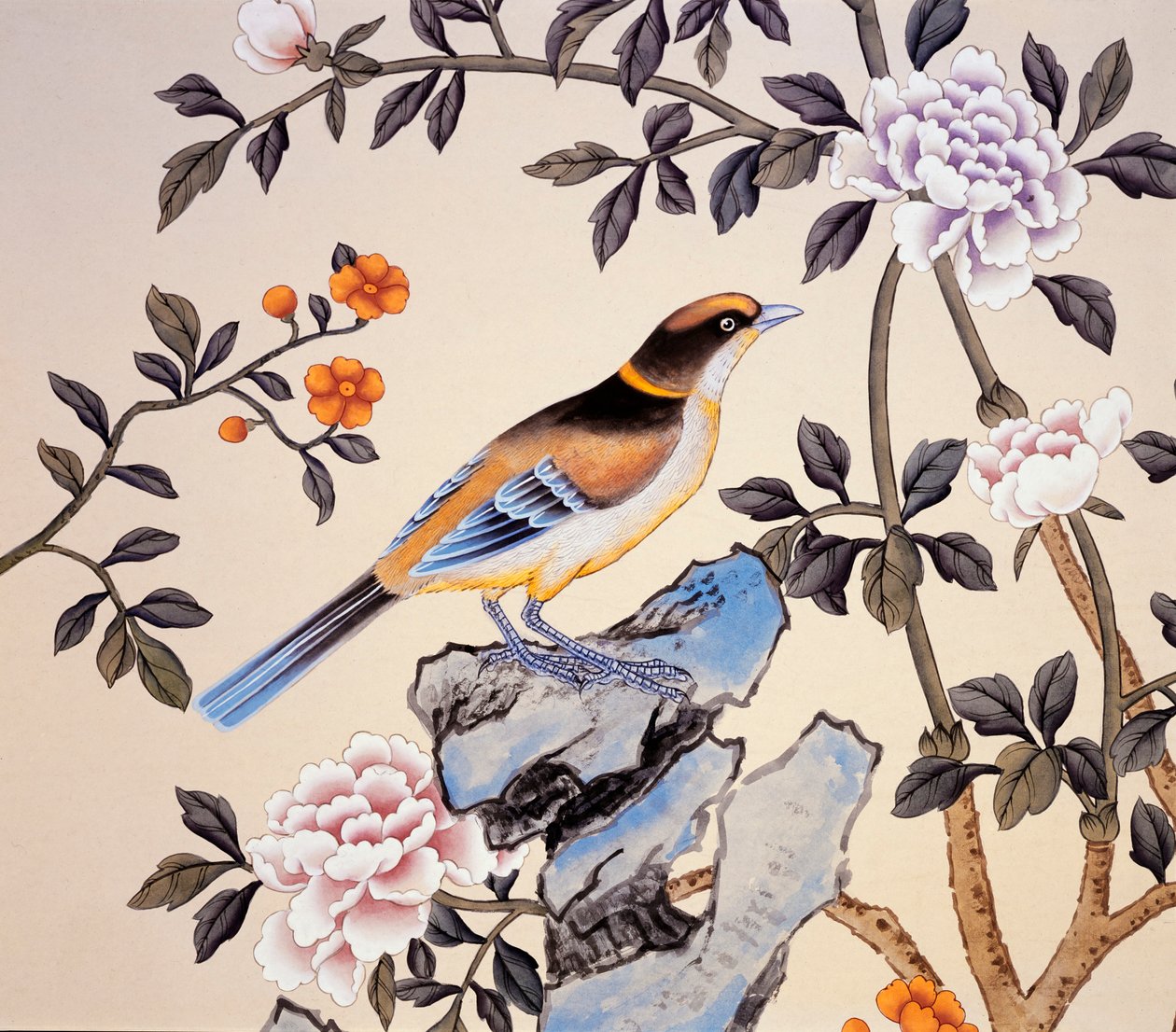 Chinoiserie tapeter, Marble Hill House, Twickenham, Richmond-upon-Thames, London, c2007 av Unbekannt