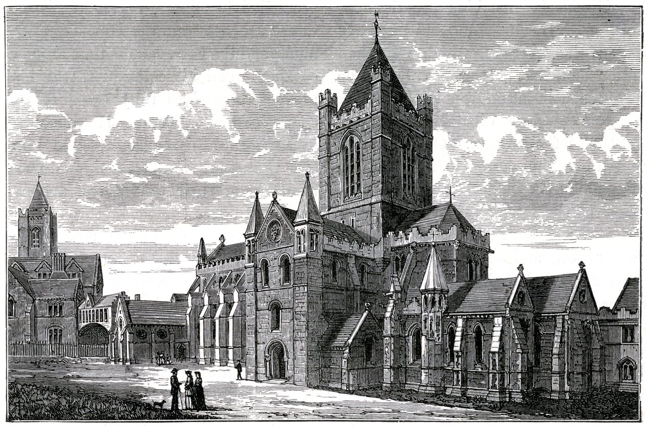 Christ Church Cathedral, Dublin, c1800-talet av Unbekannt
