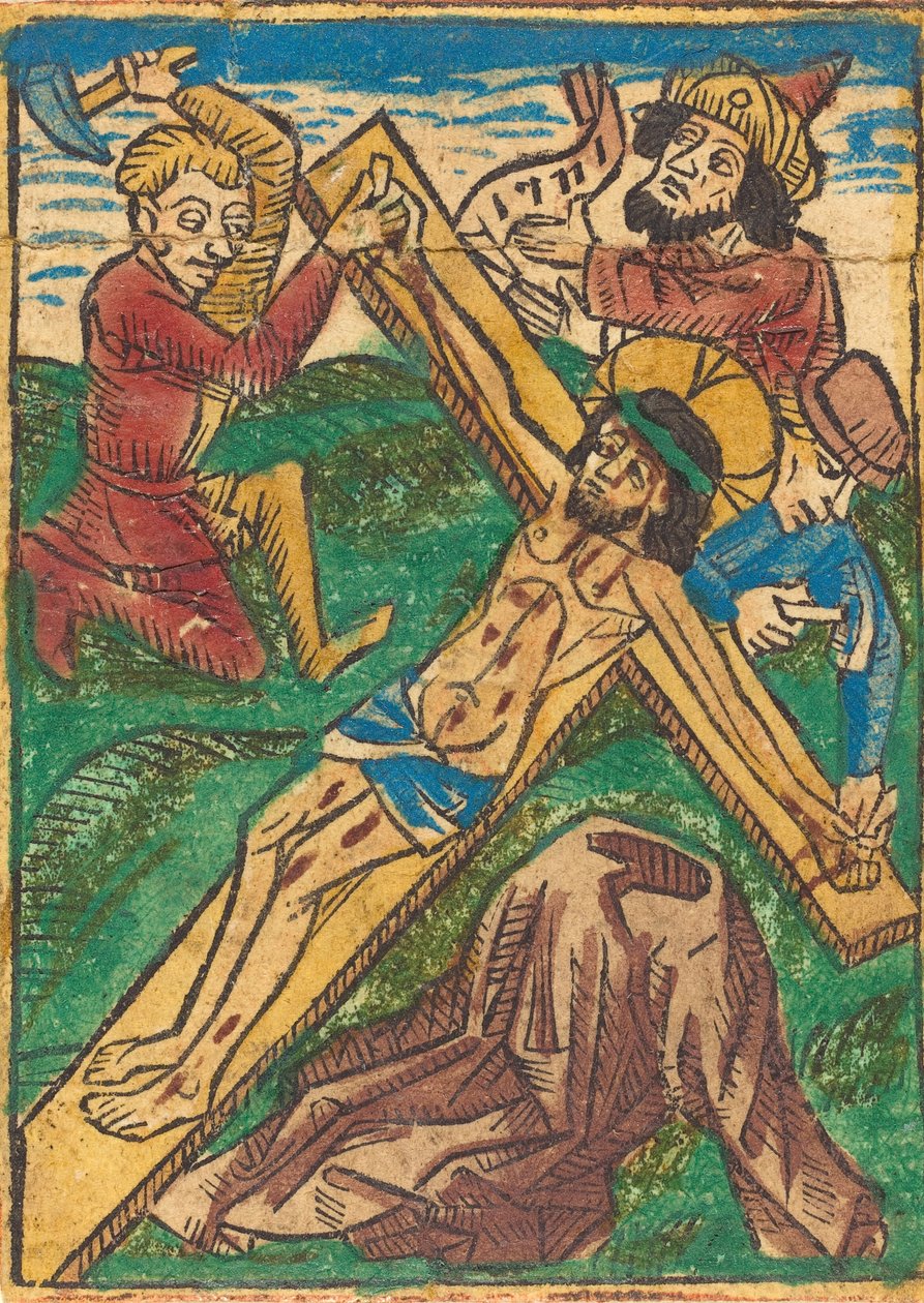 Kristus spikad på korset, ca. 1490. av Unbekannt
