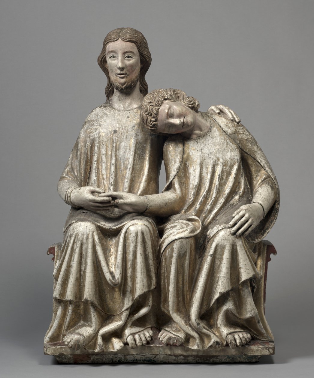 Kristus och Johannes evangelisten, 1300-1320. av Unbekannt