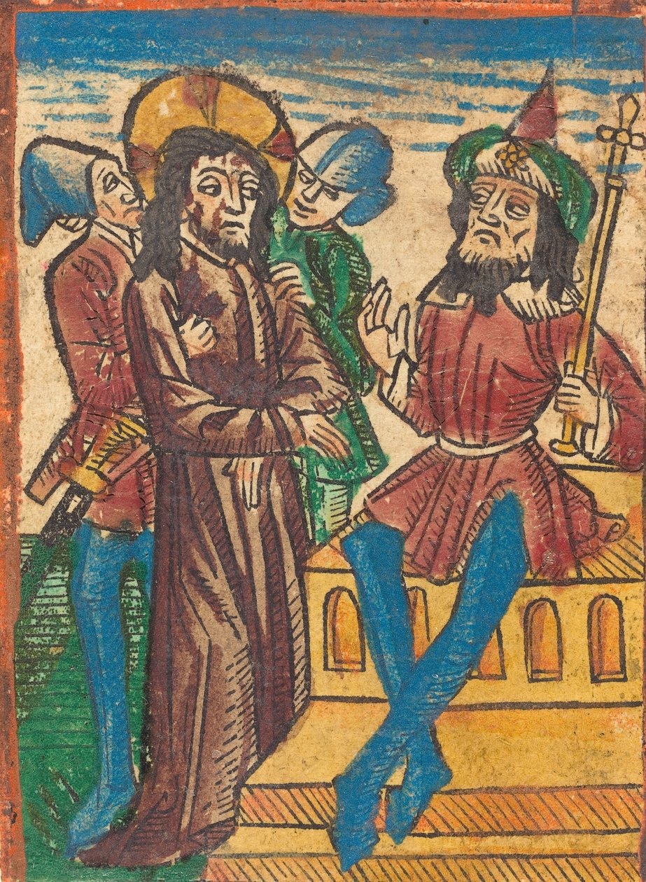 Kristus före Pilatus, ca. 1490. av Unbekannt