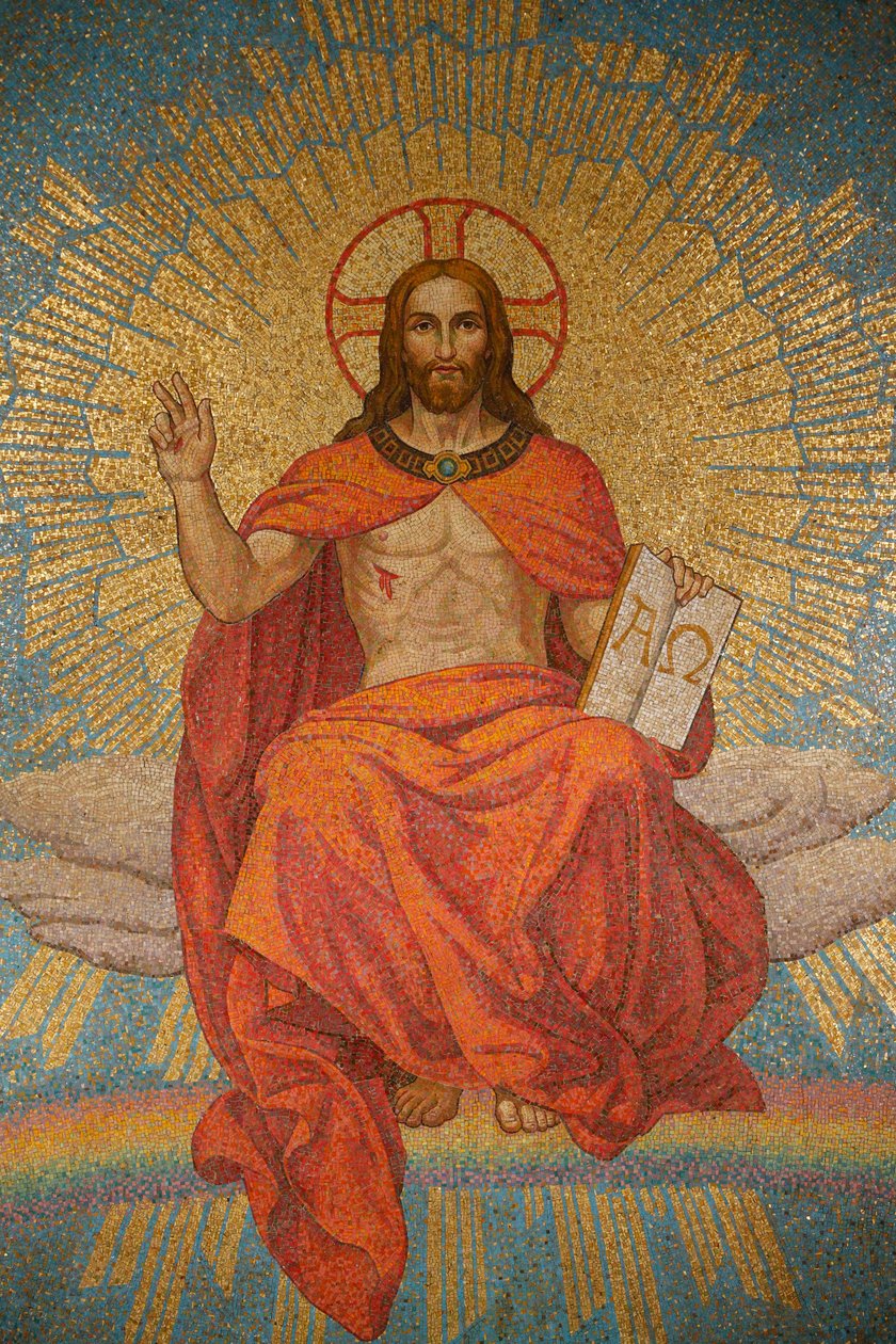 Kristus i majestät - Church of St - Alphonsus Liguori, Roma, Italien av Unbekannt