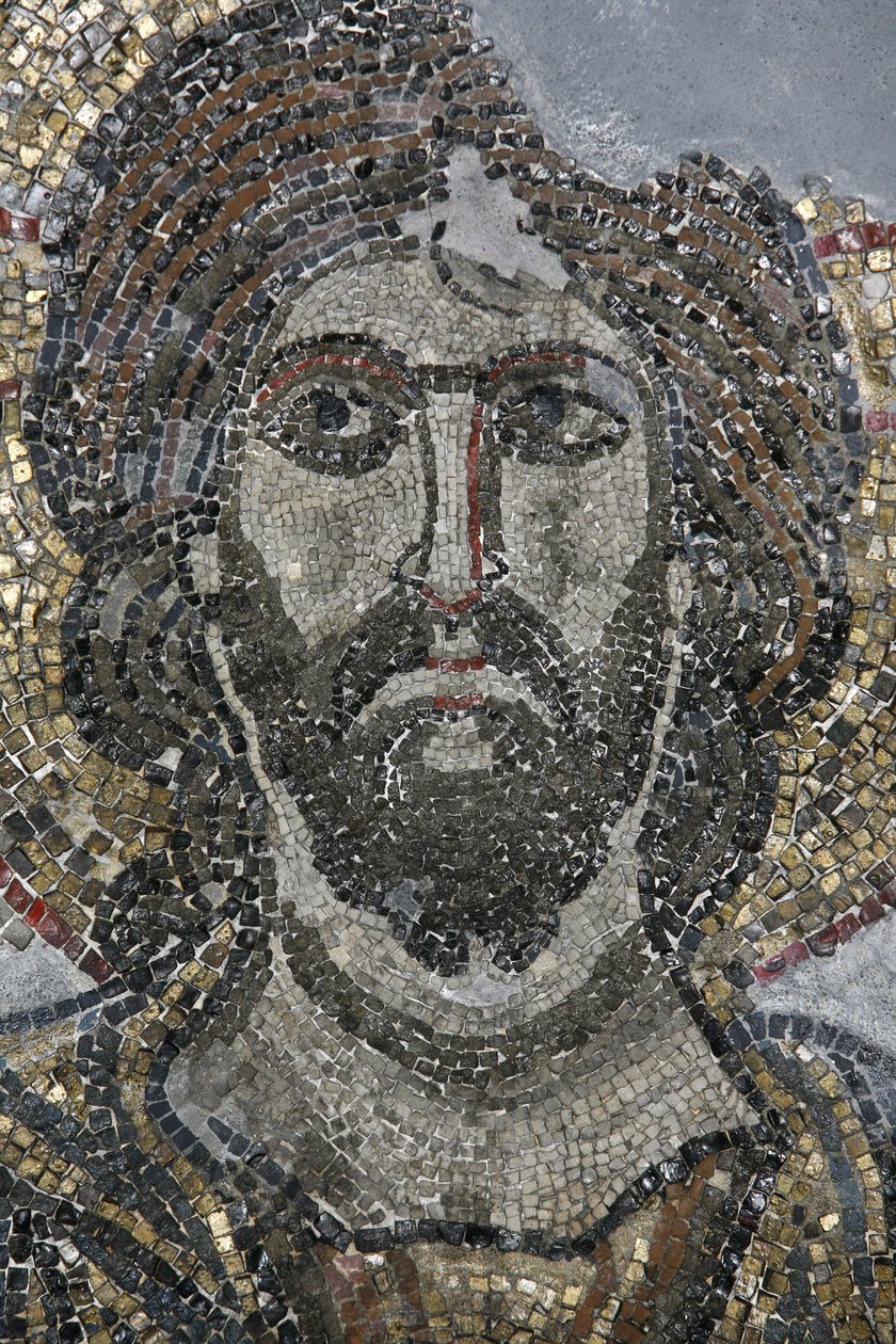 Kristusmosaik i Golgata-kapellet vid Heliga gravens kyrka, Jerusalem, Israel av Unbekannt