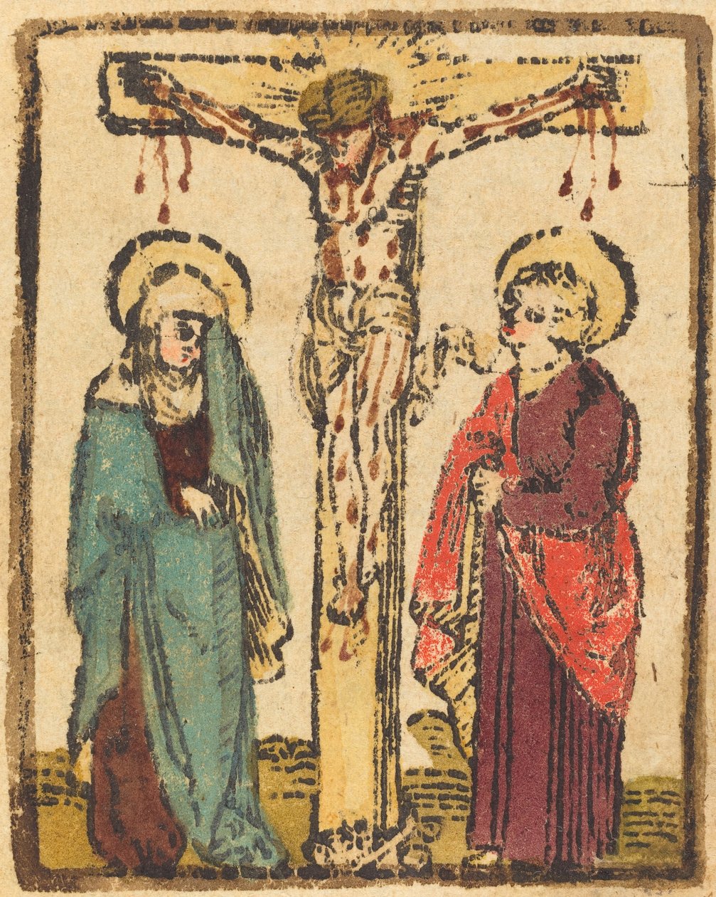 Kristus på korset, ca. 14901500. av Unbekannt