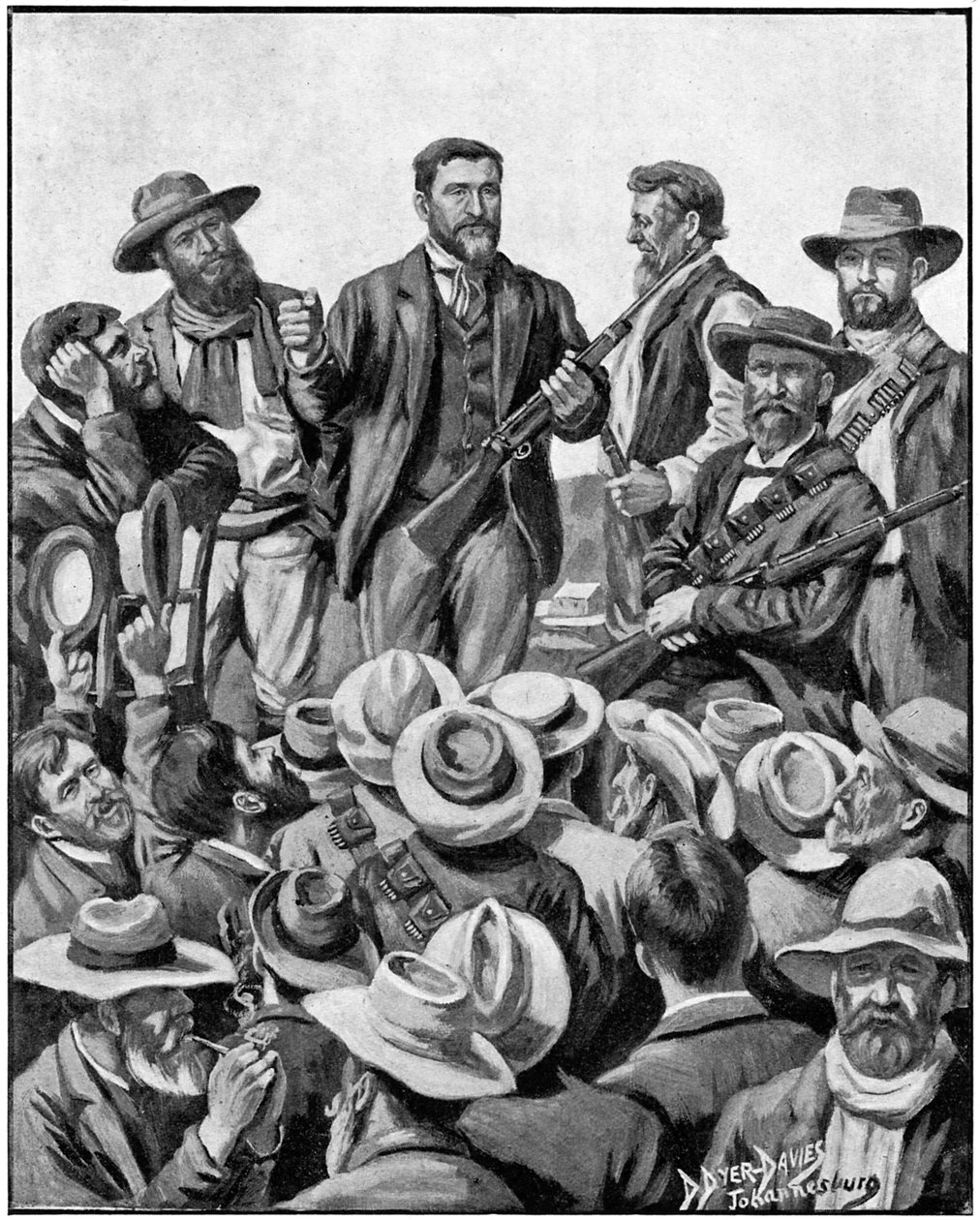Christiaan De Wet, Afrikanersoldat, politiker och storviltsjägare, c1899 av Unbekannt