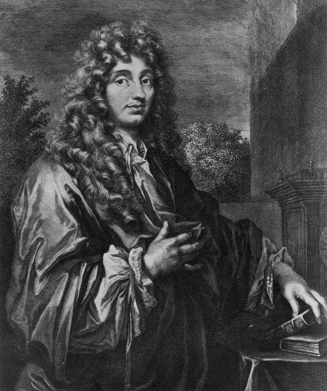 Christiaan Huygens, holländsk fysiker, c1670 av Unbekannt