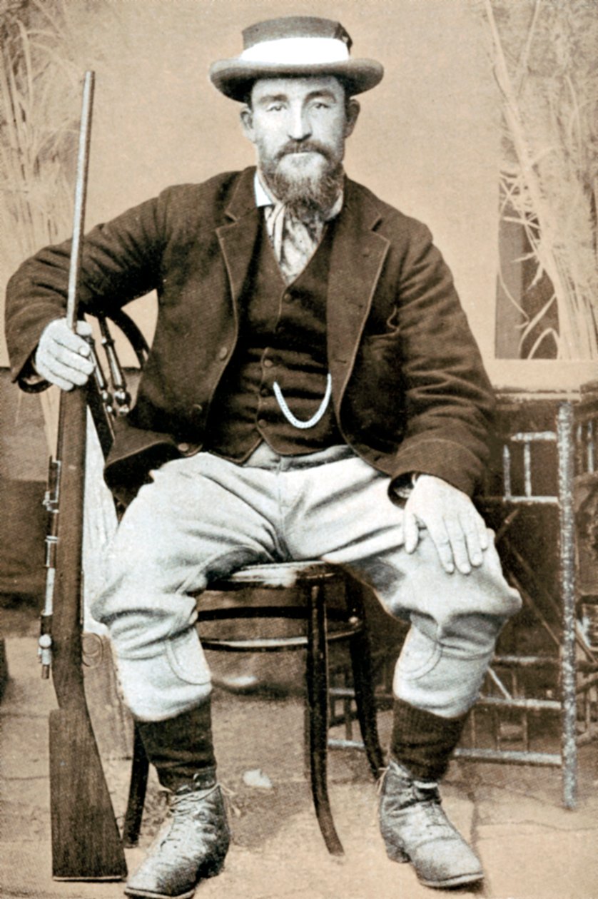 Christiaan de Wet, boersoldat och politiker, ca 1900 av Unbekannt