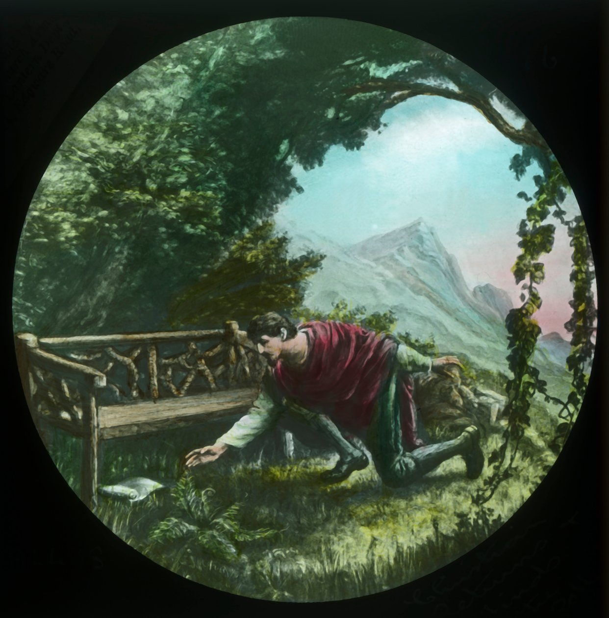 Christian återvänder och hittar rullen, c1910. av Unbekannt
