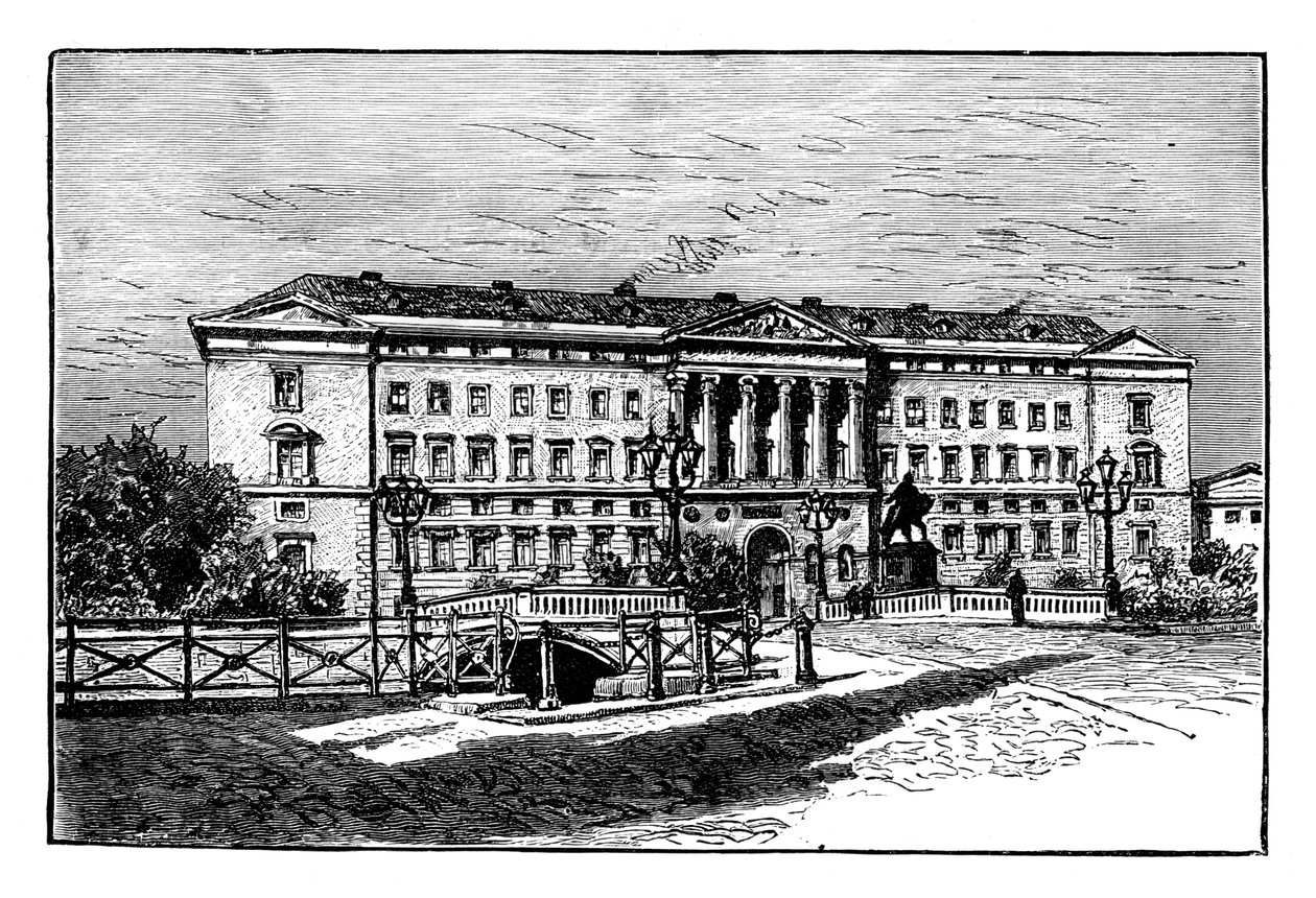 Christiansborg slott, Köpenhamn, Danmark av Unbekannt