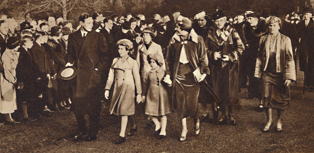Julmorgon, Sandringham, 1936, 1937 av Unbekannt