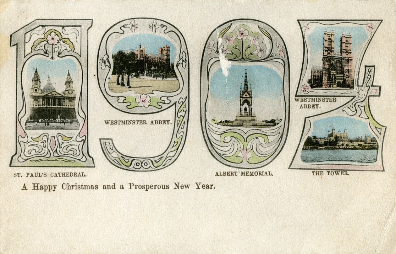 Julkort, 1904 av Unbekannt
