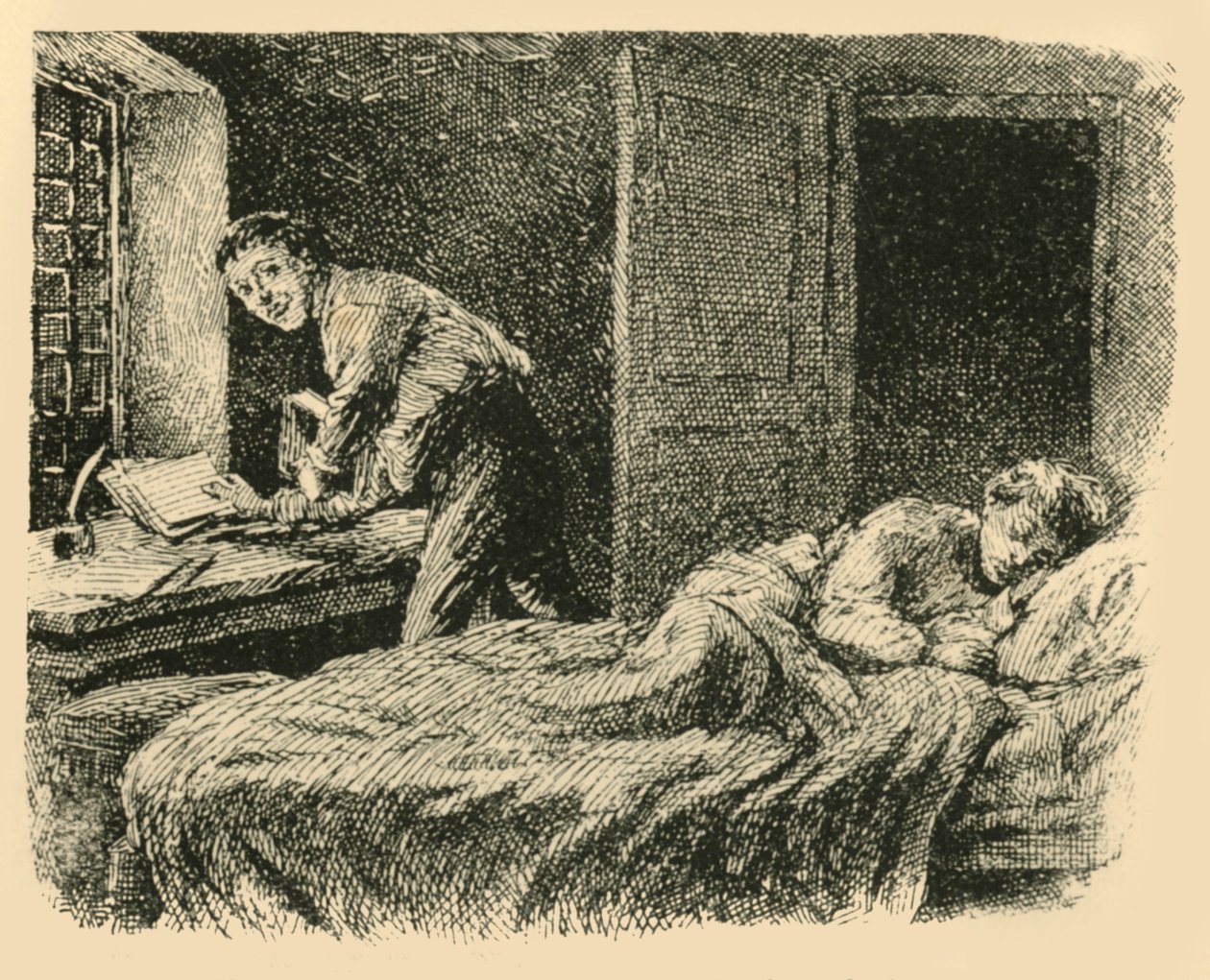 Christoph beslagtog manuskriptboken och kopian, 1907. av Unbekannt
