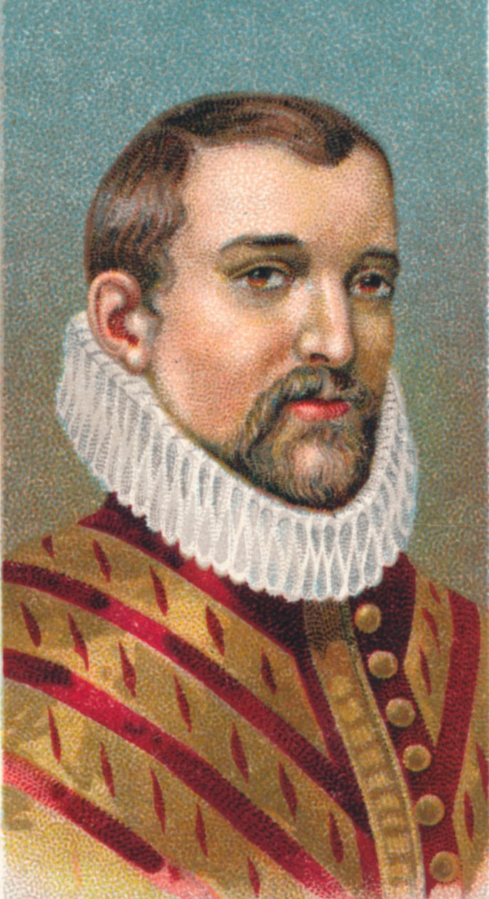 Christopher Columbus 1451-1506, genuesisk navigatör och upptäcktsresande, 1924 av Unbekannt